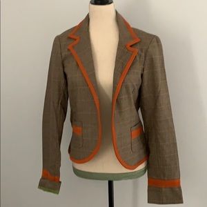 Cool blazer with fun details.